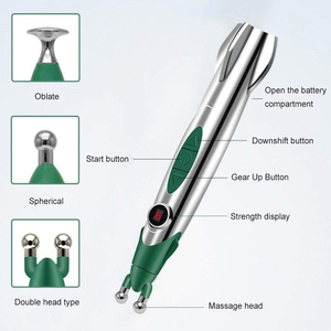 Pena Akupunktur 3 in 1 Grosir Pabrik, Terapi Energi Meridian, Pena Pijat Penyembuh, Alat Pereda Nyeri, Lampu Kerja Pijat - Product Image 5