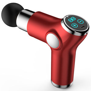 Fábrica al por mayor logotipo personalizado YOSYO JRW 5 cabezales de masaje 1200-3200RPM batería recargable 1200mAh pistola de masaje muscular corporal profundo - Product Image 1