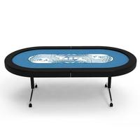 YH Offre Spéciale 90 pouces Style Américain Personnalisé Table Feutre Pliant Texas Hold'em Table