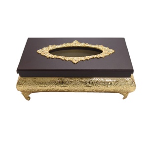 Porte-serviettes en bois <span class=keywords><strong>rouge</strong></span> pour la décoration de la maison et des hôtels, boîte à mouchoirs - Product Image 1