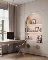 Armoire en bois avec coiffeuse extensible et réglable, grande capacité de rangement, design écologique et durable, gain de place pour chambre à coucher