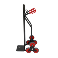Chariot à main à plateforme à 6 roues robuste pour monter les escaliers, cadre en métal pliable, chariot de transport OEM