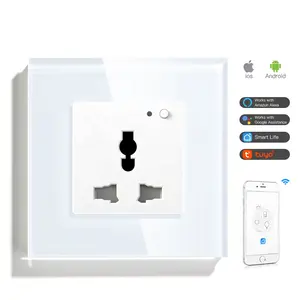 Smart Home Tuya App Steuerung 13A Steckdose WiFi Smart Universal Netz stecker Steckdose UK