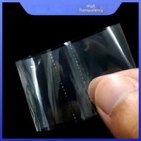 Étiquettes thermorétractables transparentes en PVC pour la scellure des bouchons de bouteilles et bocaux, bandes de protection inviolables en plastique pour boissons, vente en gros