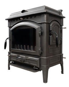 Estufa de Leña de Hierro Fundido Apta para Cocinar. Chimenea Interior de Diseño Moderno. Directo de Fábrica - Product Image 3