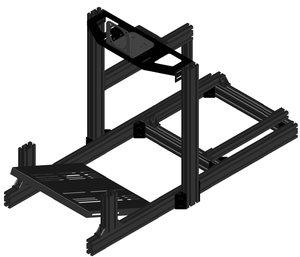 Volant de course simple et intelligent Sim Racing Cockpit Rig 6000 Series 40*40 40*80 <span class=keywords><strong>Profil</strong></span> en aluminium à rainure en T noir Conduite automobile - Product Image 3