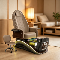 Nouveau design de fauteuil de massage électrique pour salon de beauté, spa, manucure, avec pompe à jets pour pédicure
