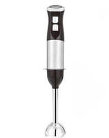 Mixeur Plongeant Électrique Ergonomique en Acier Inoxydable pour Cuisine, Mixeur à Main pour Aliments et Jus