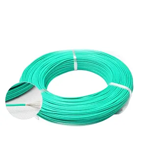 High Temperature Silicone Rubber insulated AGRP 2.5MM fiberglass heating wire electrical cable free sample