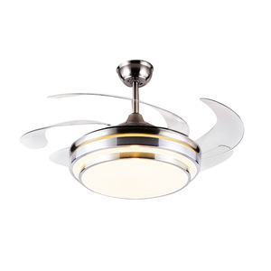 Invisible Ceiling Fan Light With Led Light 6 Speed Intelligent Variable Frequency For Living Room Bedroom Flush Mount - Product Image 2