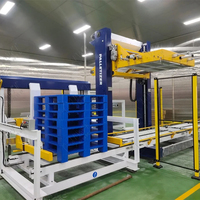 Machine d'empilage de palettisation automatique Leadwold 10Kg 20Kg 25kg Ligne d'emballage de sachets d'usine de fabrication
