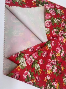 Hot Sales Patroon Maatwerk Bloem Pvc Coating Polyester Stof Met Wr Voor Regenkleding/Regenjas/Poncho Stof Veelzijdig - Product Image 2