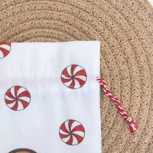 <b>Christmas</b> Pattern Drawstring <b>Gift</b> <b>Bag</b> Party Holiday <b>Gift</b> Pouch - Product Image 6