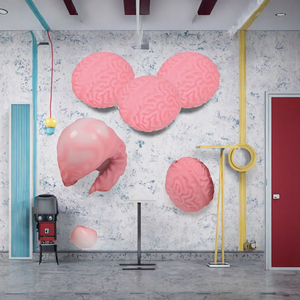 Balle anti-stress sensorielle en TPR pour soulager l'anxiété, jouet à presser en forme de cerveau, pour enfants de 5 à 7 ans, unisexe - Product Image 3