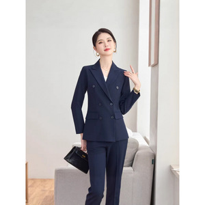 Gray Women's Suit Set Spring 2026 Professional Business Formal Uniform Manager Workwear Commute Style - Product Image 2