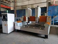 Nouvelle machine de découpe de pierre CNC à 3 axes JK-1530-2 avec moteur PLC pour granit, marbre, carrelage, 5,5 kW, 380 V, gris clair, Shandong, fonctionnement facile