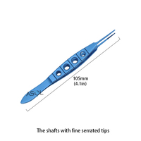 Pinces droites de qualité supérieure pour l'élimination des noyaux, avec pointes fines dentelées, instruments chirurgicaux