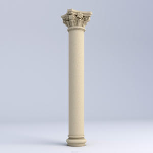 Molde de columnas romanas de hormigón para construcción de casas, molde de plástico para pilares de puerta de Villa, columnas laterales de molde de forma cilíndrica - Product Image 1