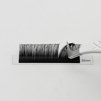 Extensions de cils Premium 2D en forme de YY, monocouche, petites fleurs, doux, naturels, noir mat, faits à la main, pour volume, fournitures