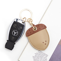 Porte-cartes élévateur portable, créatif et tendance, en forme de goutte d'eau, mignon, en PU écologique, pour clés de voiture du Zhejiang