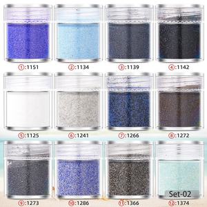 <span class=keywords><strong>Sucre</strong></span> brillant ongles paillettes poudre colorée bonbons manteau <span class=keywords><strong>effet</strong></span> blanc <span class=keywords><strong>noir</strong></span> Pigment poussière ongles Art décorations ongles poudre Pigment - Product Image 2