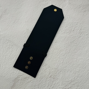 Petit portefeuille en cuir uni avec fermoir, léger, porte-billets multifonction, portefeuille de poche pour voyage d'affaires - Product Image 6