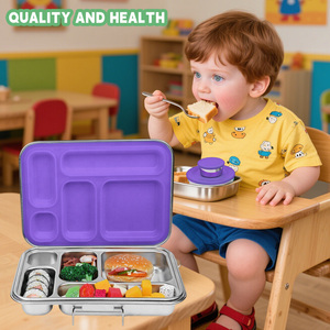 Mới Đến Thân Thiện Với Môi Thép Không Gỉ Bento Hộp Ăn Trưa Đô Thị Phong Cách Tái Sử Dụng Ăn Trưa Container - Product Image 3