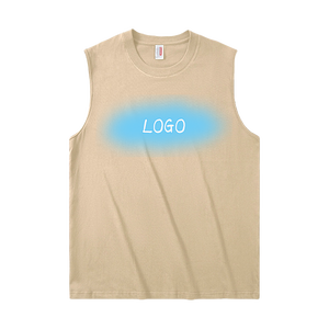 Canotte da <span class=keywords><strong>Uomo</strong></span> in <span class=keywords><strong>Cotone</strong></span> Pesante 210gsm di Alta Qualità, T-shirt Senza Maniche Casual per Fitness, Personalizzabili con LOGO, Taglie Forti - Vendita all'Ingrosso - Product Image 4