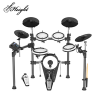 Kit de batterie électronique pliable OEM TDX-25II avec double déclencheur, 5 pads, 3 cymbales et mailles en silicone