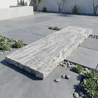 TY Shandong Granit Gris Blanc Naturel Écologique Moderne, Petite Dalle Brossée, Solution Complète pour Plans de Travail de Cuisine de Villa et de Parc
