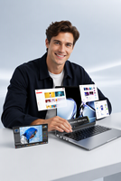 Pour le nouveau portable AI Corebook Air Business, système d'exploitation Windows, processeur Intel Core Ultra 226V, LPDDR5X 16G, 512G PCIe3.0*4