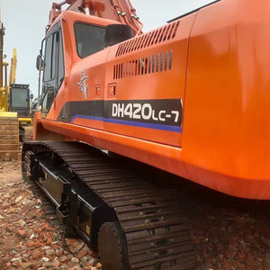 รถขุดมือสองราคาถูก Dh420LC-7 ขาย รถขุดไฮดรอลิกตีนตะขาบ DOOSAN 420LC สีแดง สภาพดี นำเข้าจากเกาหลี - Product Image 3