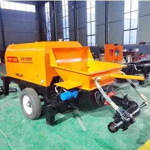 6-8m3/h Electric Concrete Pump Wet Concrete Spray Machine Small Concrete Pump Nice Price For Sale