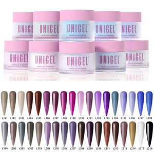 Unigel personalizzato Logo acrilico Nail in polvere all'ingrosso OEM acrilico immersione in polvere arte per unghie in polvere - Product Image 5