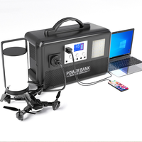 Générateur solaire portable d'énergie de secours extérieur 64000MAH 204.8Wh 300W, station d'alimentation électrique pour le camping