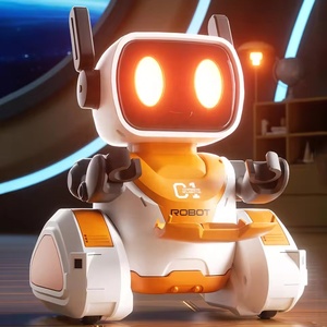 <span class=keywords><strong>Robot</strong></span> jouet télécommandé 2,4 G avec lumière de poursuite, <span class=keywords><strong>robot</strong></span> intelligent interactif à détection de lumière infrarouge, suivi et livraison avec effets sonores - Product Image 2