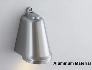 Applique Murale LED Style Rétro pour Décoration de Porte, Corps en Aluminium, Couleurs Argent ou Or, Éclairage d'Exposition Artistique, Lustre - Product Image 5