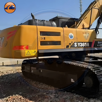 Excavator Bekas Sany Sy365 36.5 Ton, Alat Berat untuk Pertambangan, Infrastruktur, Pemindahan Tanah Berat, Crawler Diesel Hidrolik Backhoe Fob