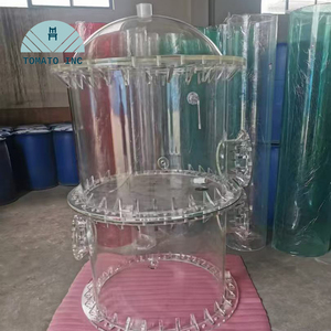 Tubo Acrílico Transparente PMMA TOMATO con Brida, Fabricación CNC, Mecanizado de Roscas, Componentes de Precisión para Ingeniería - Product Image 1