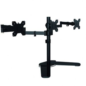 Office Use Support 15 to 30 Inch Table Triangle <b>TV</b> <b>Stand</b> <b>Mount</b> Dual Monitor Arm for Aluminum Arms - Product Image 5