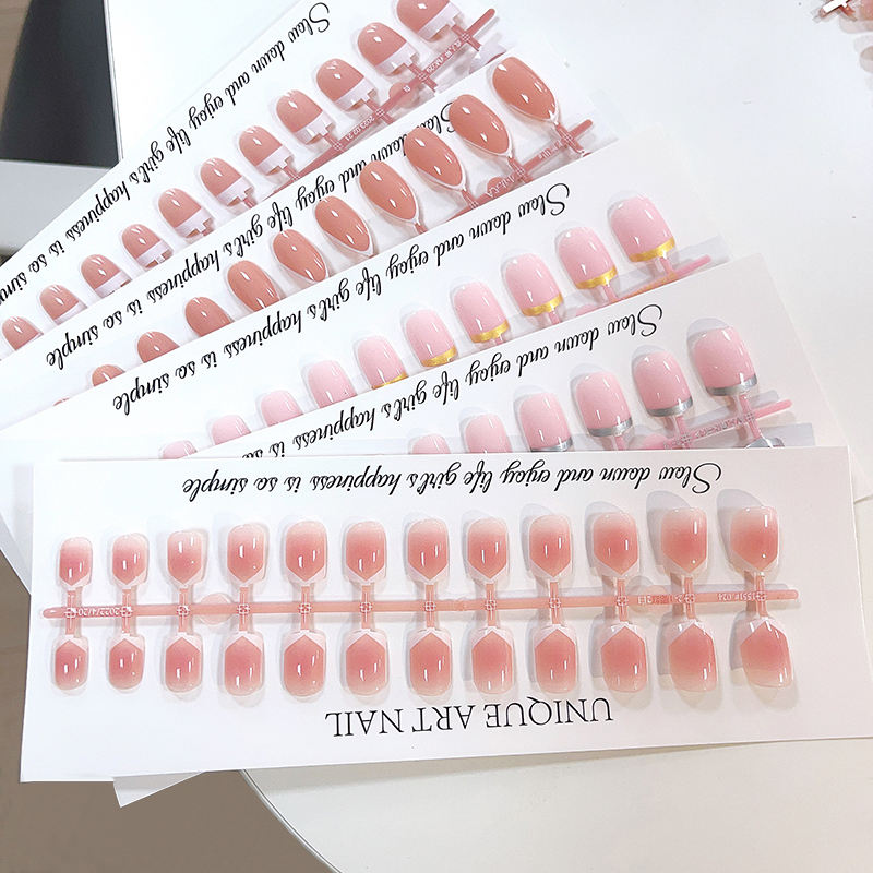 120PCS Pure Nude Colours French Nails False Nails Press on Nail Supplier