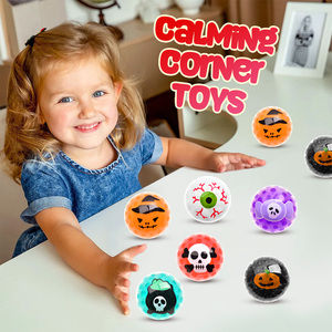 High Quality Festival Halloween Pumpkin Skull Head <b>Bead</b>-Release Ball Squeeze Toys Party Gifts Fidget Toys for Kids - Product Image 6