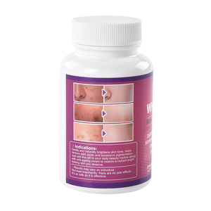 Suplemento dietético de etiqueta privada Productos de belleza Píldoras para iluminación de la piel Vitamina C Colágeno Píldoras para blanquear la piel - Product Image 3