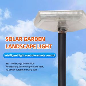 โคมไฟสวน LED กันน้ำ IP65 พลังงานแสงอาทิตย์ สำหรับใช้งานกลางแจ้ง ขนาด 20*50*35.5 ซม. วัสดุโลหะ น้ำหนัก 1.65 กก. - Product Image 1