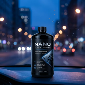 GRAPHONEX - Protección Profesional Transparente para Vidrios de Automóviles, Revestimiento Nano de 1 Litro, Hidrofóbico y Repelente de Suciedad para Autos Nuevos y Usados - Product Image 5