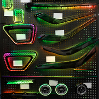 Kit d'éclairage d'ambiance LED KYNCHO pour Mahindra Thar, éclairage intérieur automobile, éclairage d'ambiance LED automobile.