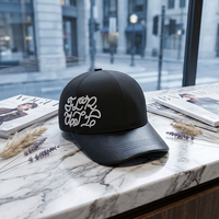 Casquette de baseball ajustable en coton respirant à 6 panneaux avec logo brodé personnalisé pour hommes et femmes, idéale pour les sports de plein air