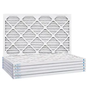 Nhà máy 28x30x1 29x29x1 30x30x1 cao cấp chất lượng điên bán 8-merv13 HVAC xếp li không khí bộ lọc trước