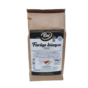 Farine de vermicelles secs de céréales brutes de Bramata Tissi blanche 1 kg x 10 sacs emballés ANTICO MOLINO F.LLI PERSELLO Modèle 700904 - Product Image 1