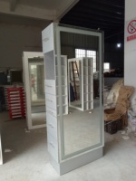 Station de Salon de coiffure à LED, garantie de 5 ans, Style français classique, argent robuste, Station miroir, 2020